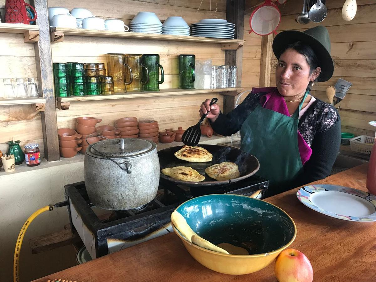 Вилла Turismo Comunitario La Esperanza Hacienda Colta Экстерьер фото