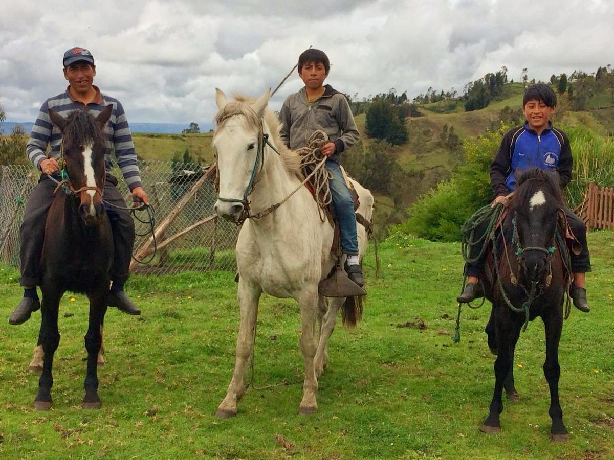Вилла Turismo Comunitario La Esperanza Hacienda Colta Экстерьер фото